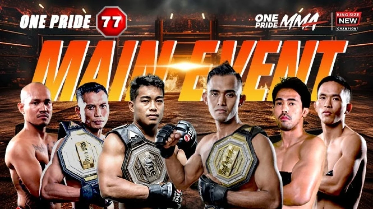 Velodrome Rawamangun Membara! One Pride MMA 77 Tampilkan Duel Raja dan Mantan Juara Nasional