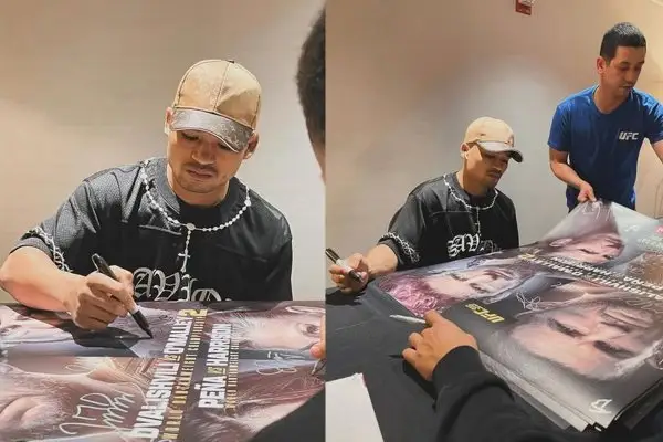 🎯 Momen Emas Jeka Saragih: Tanda Tangan Perdana di Poster UFC 316!